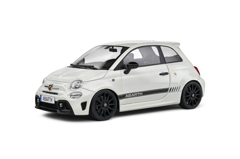 FIAT F595 Abarth 2022 Blanc Ghiaccio - 1:18 Solido S1811301