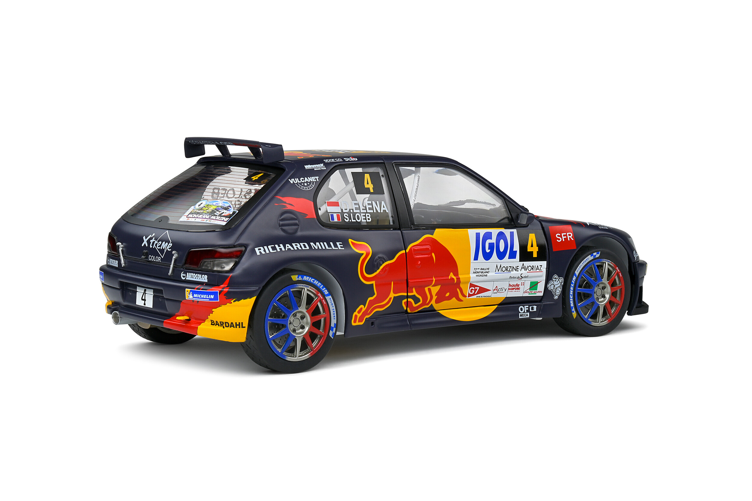 PEUGEOT 306 MAXI N.1 Rally du Var 2017 S.LOEB/D.ELENA 1:18 - SOLIDO cod.SL1808308