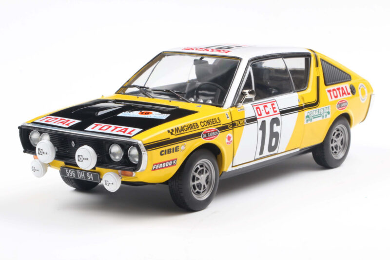 RENAULT 17 Ph.1 1976 Rallye du Maroc #23 - 1:18 Solido S1803709