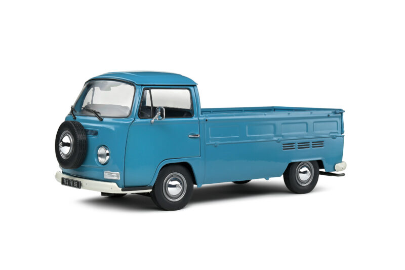VOLKSWAGEN Combi T2 Pick Up 1968 Bleu Pétrole - 1:18 S1809403