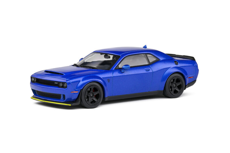 1:43 DODGE Challenger SRT Demon 2018 Bleu - Solido S4310305