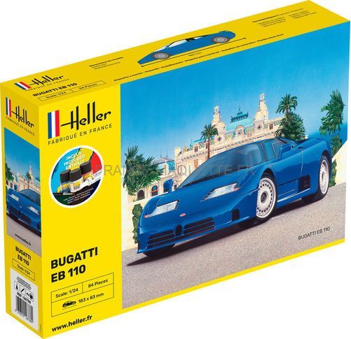 BUGATTI EB 110 - 1:24 Heller 56738