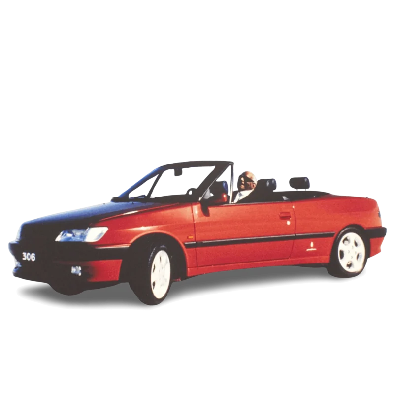 PEUGEOT 306 Cabriolet 1994 Rouge Lucifer - 1:18 Norev 184930