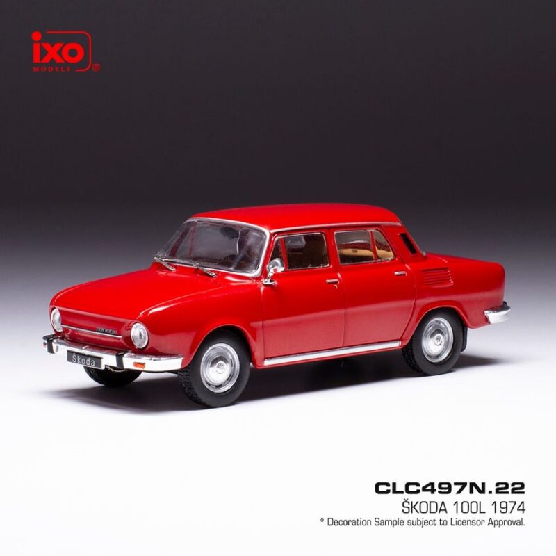 ŠKODA 100L 1974 Rouge - 1:43 IXO CLC497