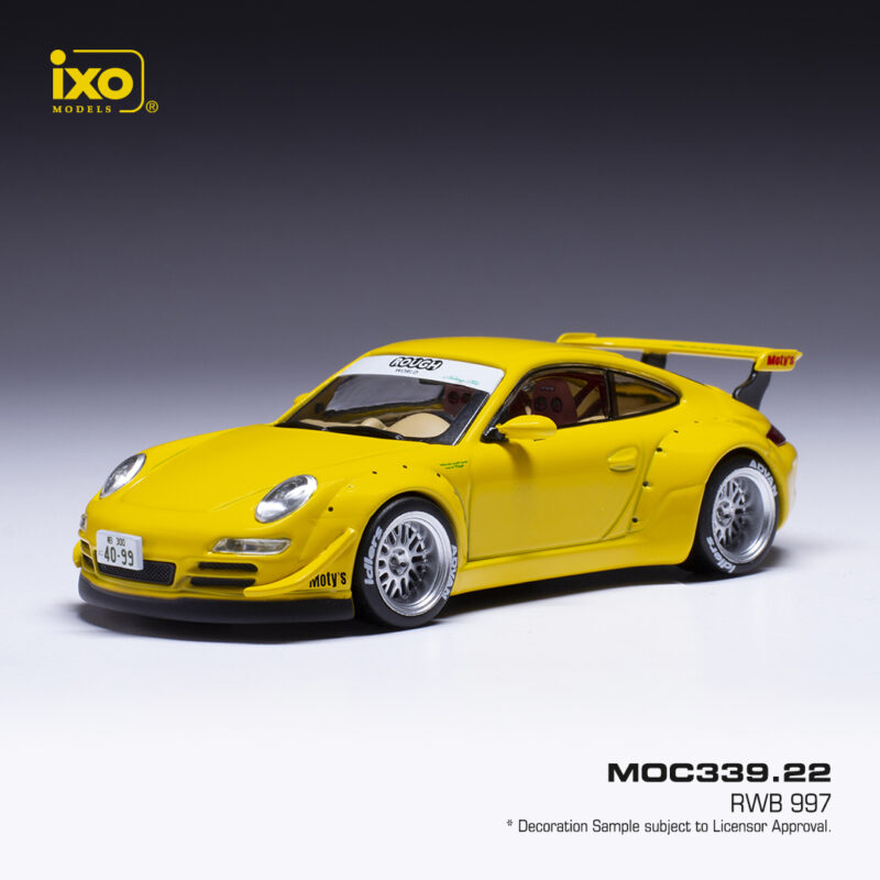 RWB Porsche 997 Jaune- 1:43 IXO MOC339