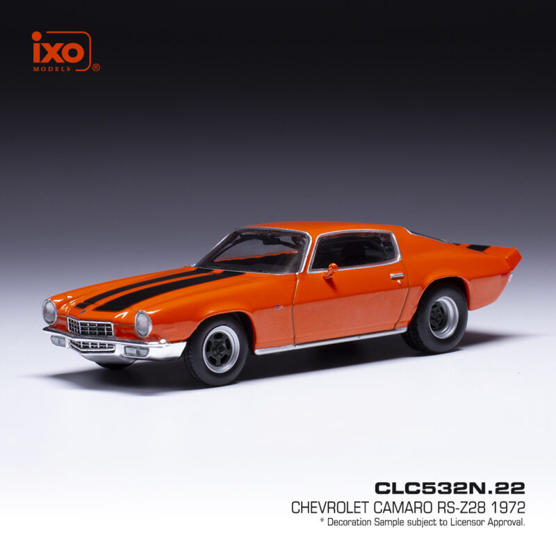 1:43 CHEVROLET Camaro RS-Z28 1972 Orange - IXO CLC532