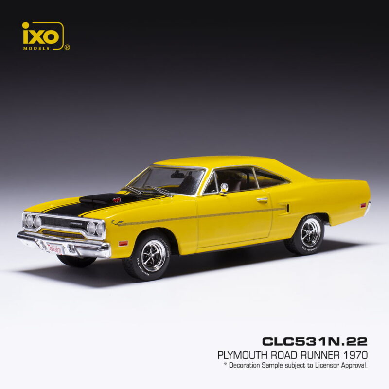 PLYMOUTH Road Runner 1970 Jaune - 1:43 IXO CLC531