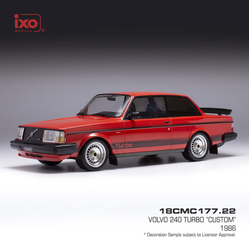 VOLVO 240 Turbo Custom 1984 Rouge - 1:18 IXO CMC177