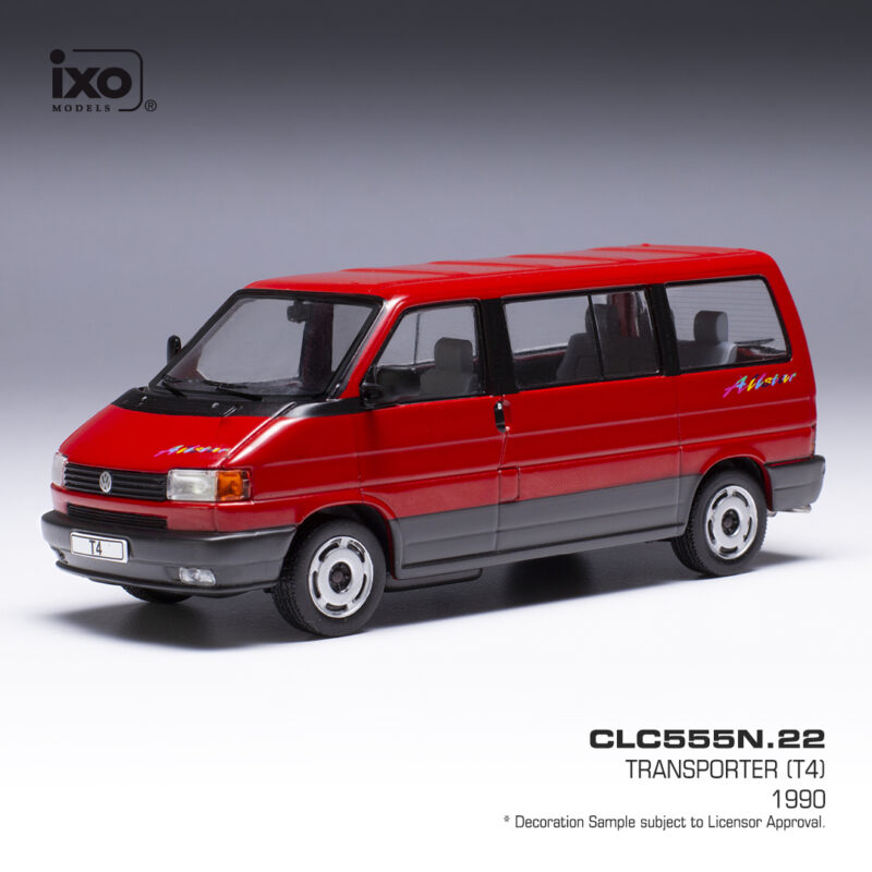 VOLKSWAGEN Transporter T4 1990 Rouge - 1:43 IXO CLC555