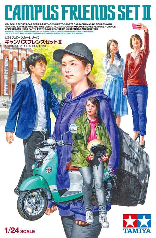 Campus Friends Set 2 - 1:24 Tamiya