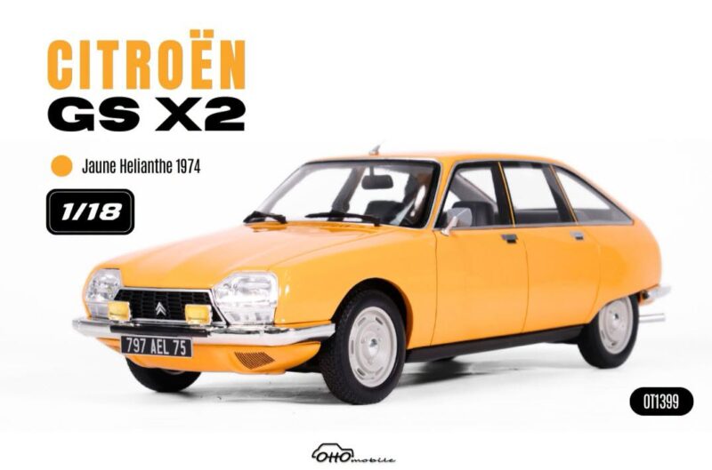CITROËN GS X2 1974 Jaune - 1:18 OttO OT1399