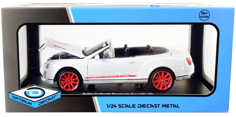 BENTLEY Continental Supersports 2011 Blanc - 1:24 Optimum
