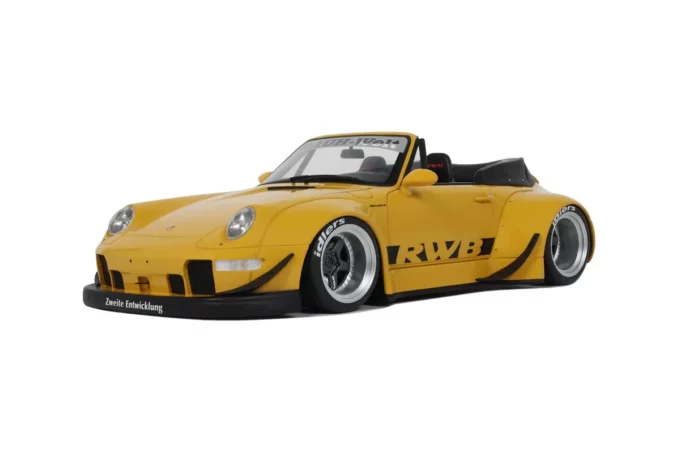 RWB Porsche 993 Nohra Spider 2023 Jaune - 1:18 GT Spirit GT450