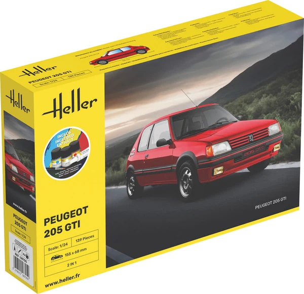 PEUGEOT 205 GTI - 1:24 Heller 58705
