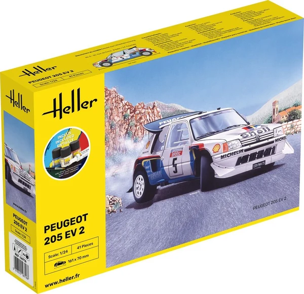 PEUGEOT 205 EV 2 - 1:24 Heller 56716