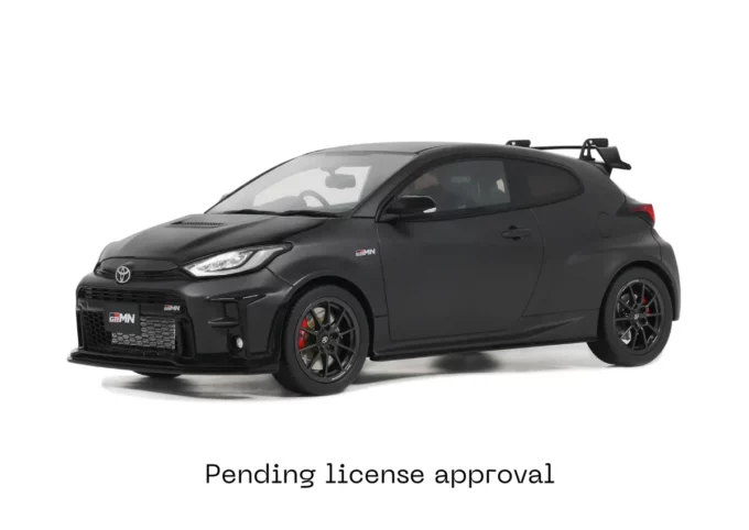 1:18 TOYOTA Yaris GR (Circuit Package) 2022 Noir - OttOmobile OT1046