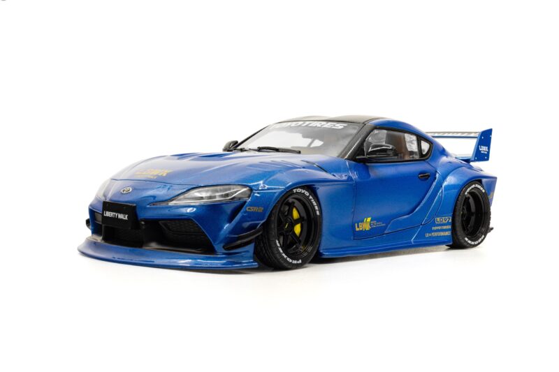 TOYOTA GR Supra Liberty Walk 2025 Blue - 1:18 Solido S1815503