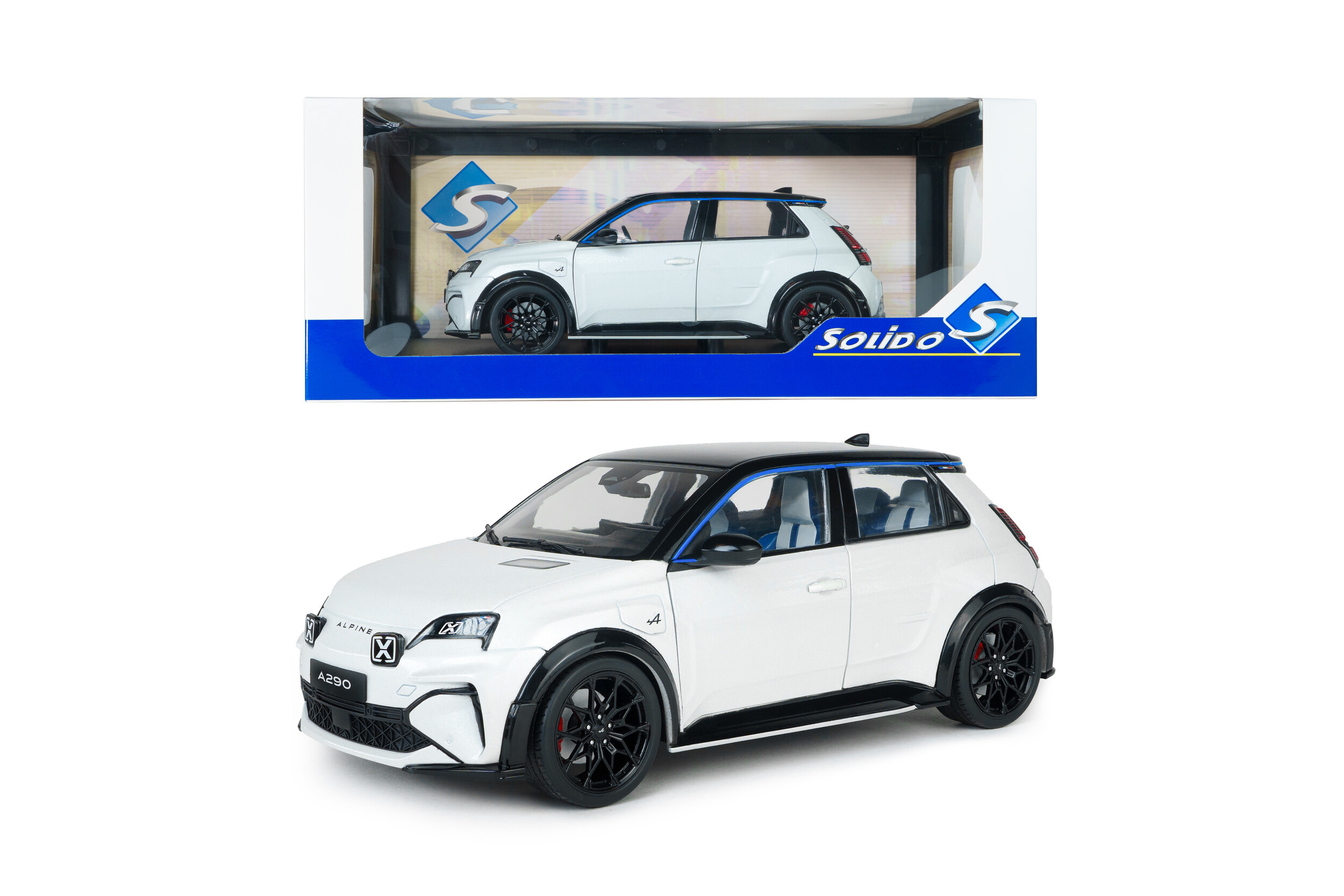 Alpine A290 GTS 2024 Blanc - 1:18 Solido S1812604 – Image 9