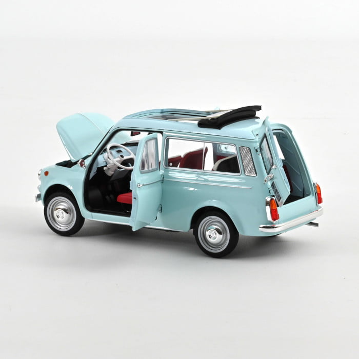Fiat 500C Giardiniera Legno Norev - 1/43 - Occasion - Miniature Bois