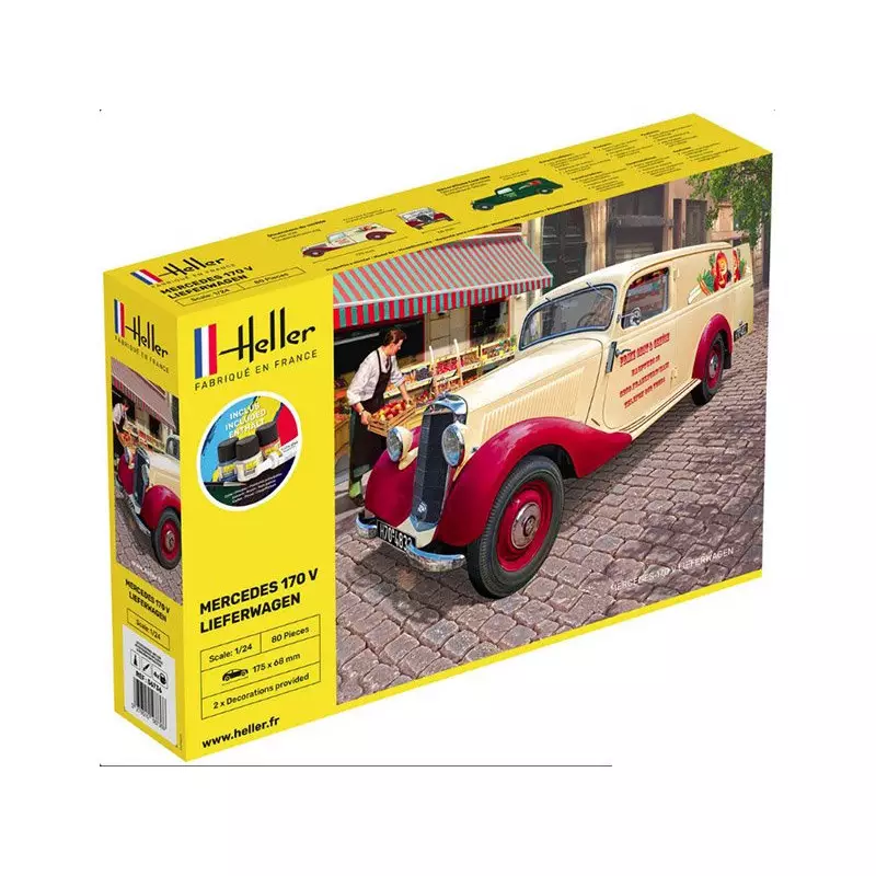 MERCEDES 170 V Lieferwagen - 1:24 Heller 56736