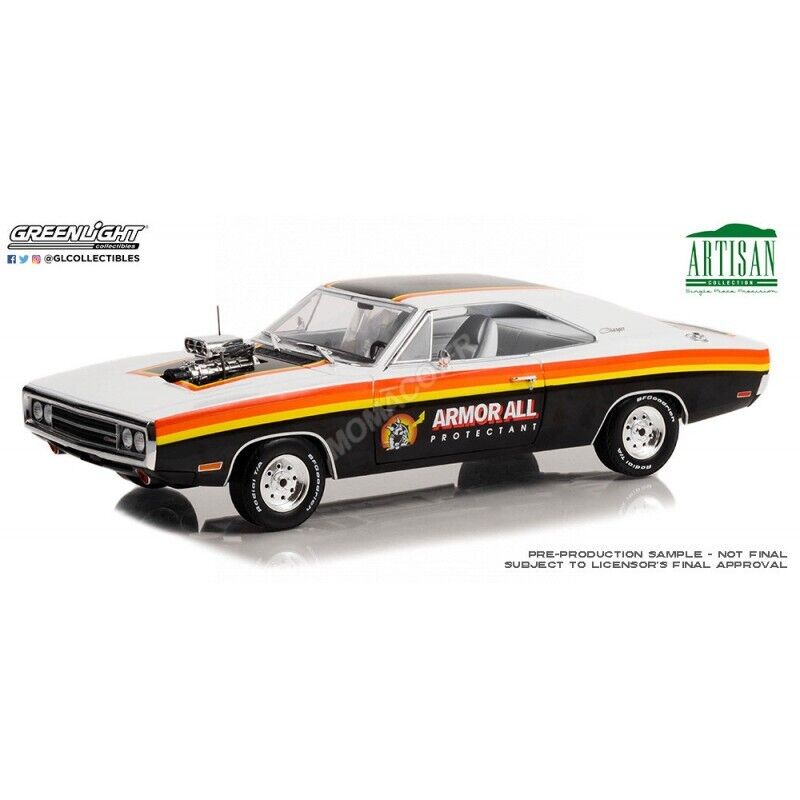 DODGE Charger 1970 Moteur sortant blindé - 1:18 Greenlight 91123