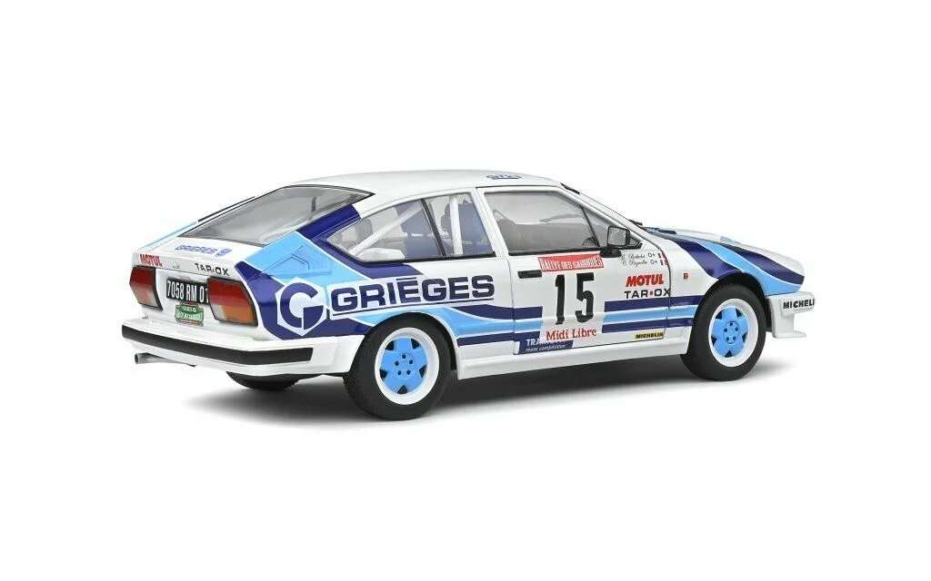 ALFA ROMEO GTV6 1986 #15 Rallye des Garrigues - 1:18 SOLIDO S1802305 – Image 3