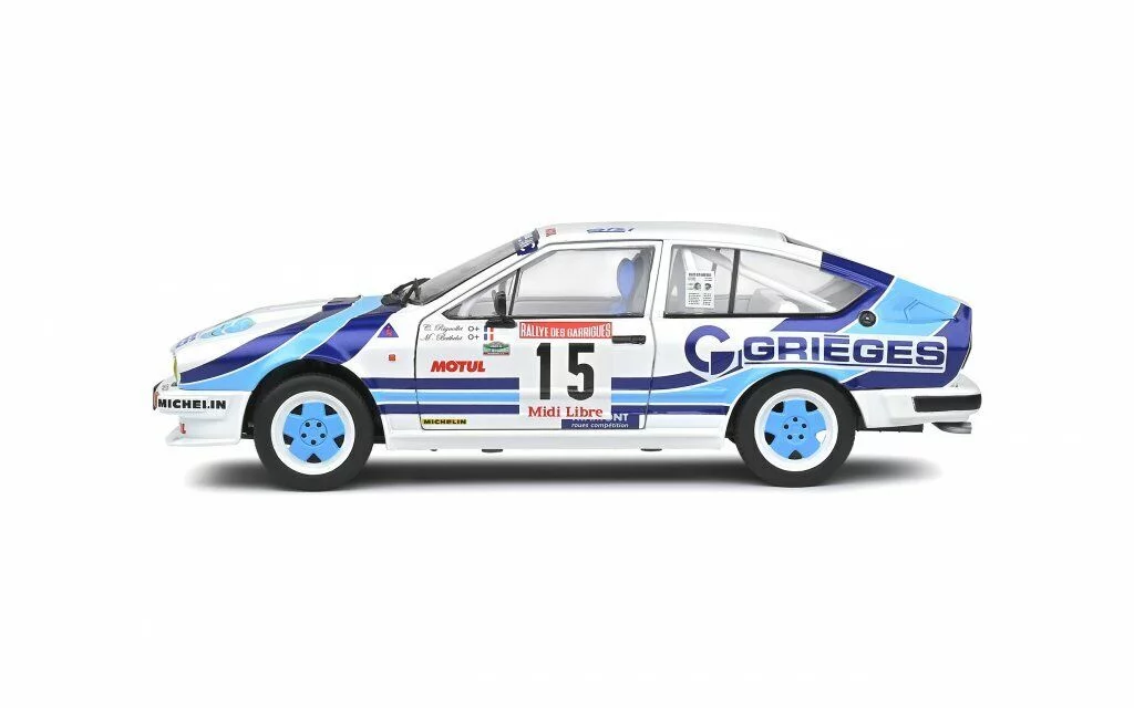 ALFA ROMEO GTV6 1986 #15 Rallye des Garrigues - 1:18 SOLIDO S1802305 – Image 8