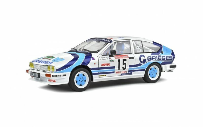 ALFA ROMEO GTV6 1986 #15 Rallye des Garrigues - 1:18 SOLIDO S1802305