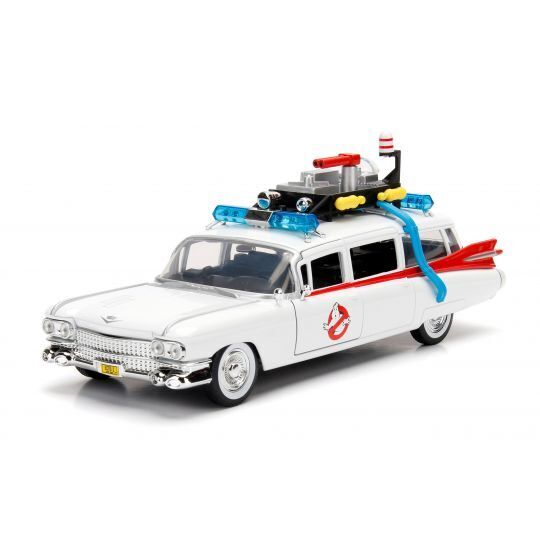Jada 99731 Cadillac Ghostbusters 1959 ECTO-1 Die cast1:24 Modellino Jada 99731 Cadillac Ghostbusters 1959 ECTO-1 Die cast1:24 Modellino