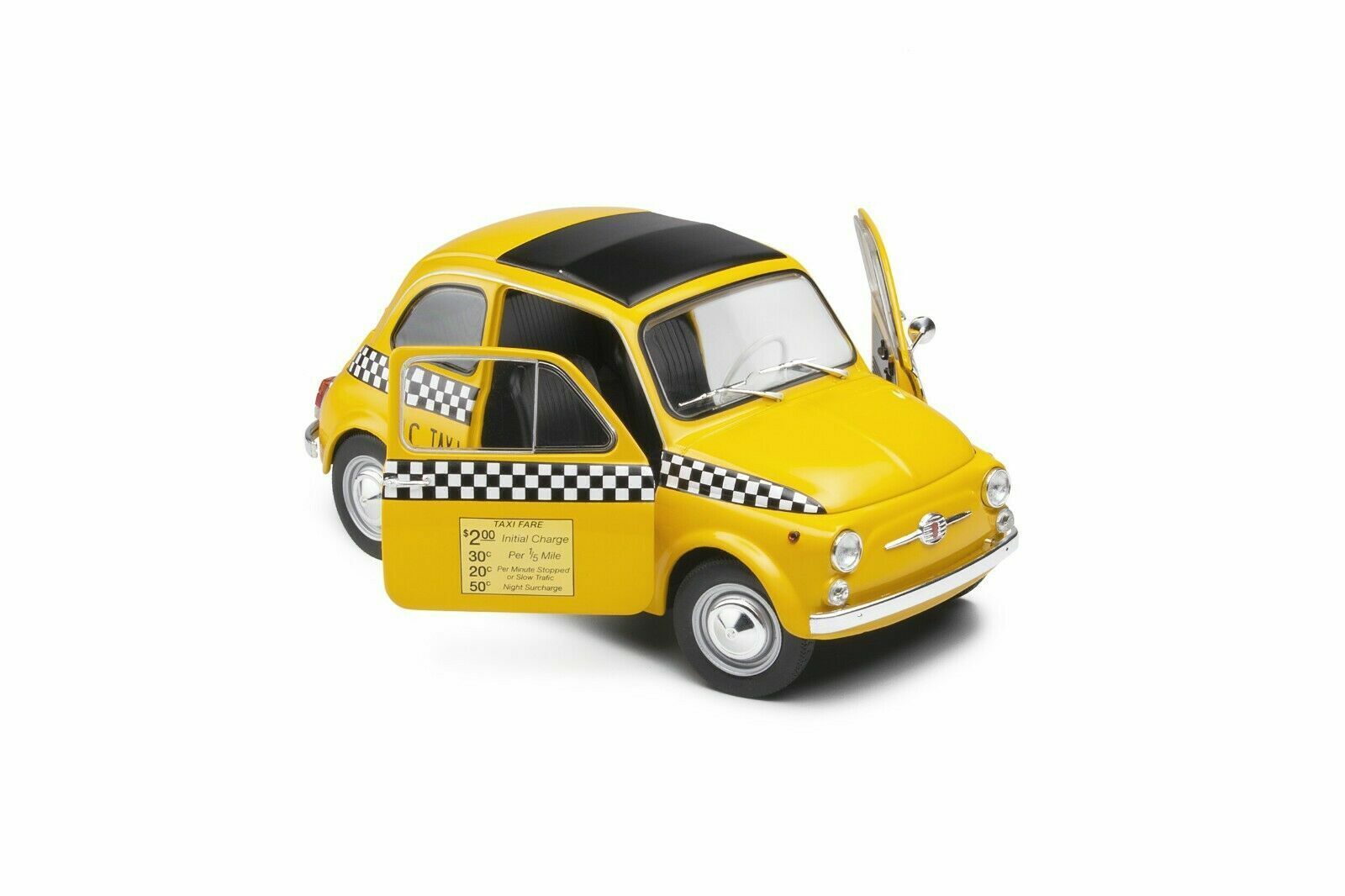 FIAT 500 Taxi NYC Jaune - 1:18 SOLIDO S1801407 – Image 6
