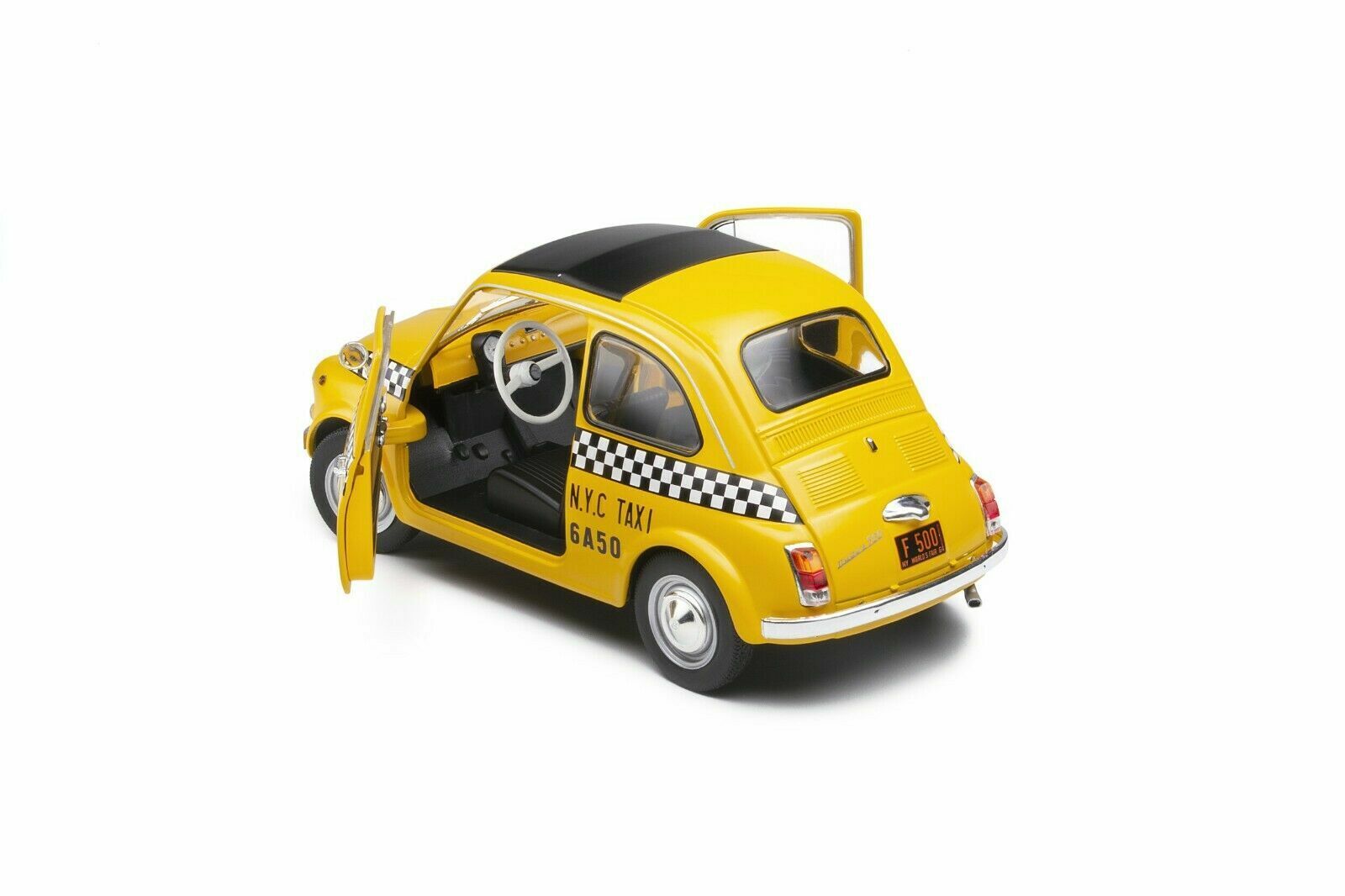 FIAT 500 Taxi NYC Jaune - 1:18 SOLIDO S1801407 – Image 7