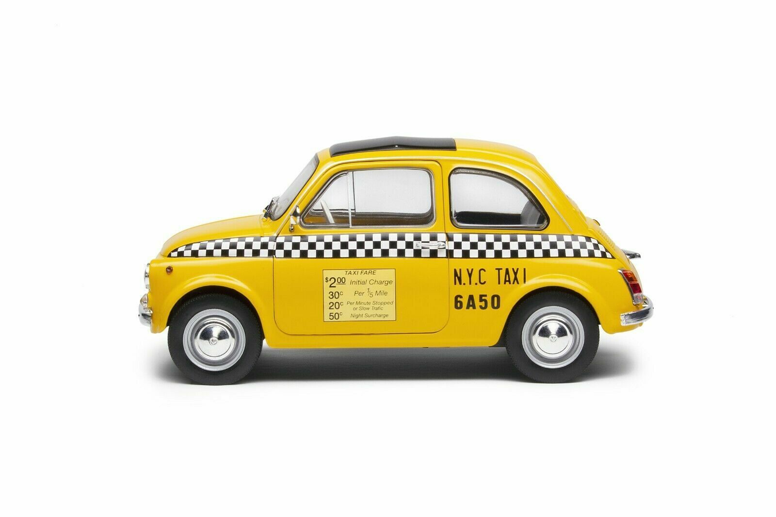 FIAT 500 Taxi NYC Jaune - 1:18 SOLIDO S1801407 – Image 8