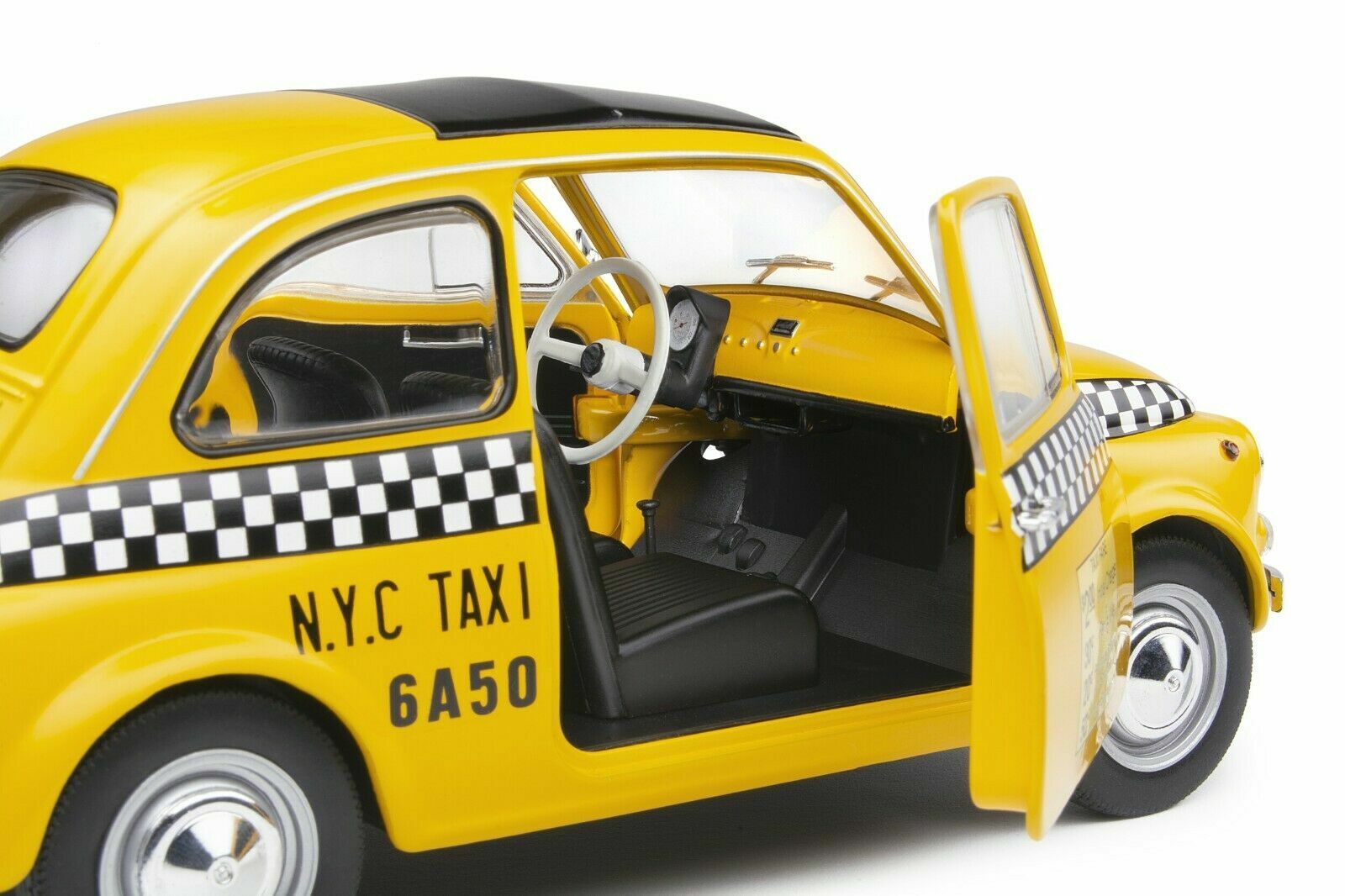 FIAT 500 Taxi NYC Jaune - 1:18 SOLIDO S1801407 – Image 10