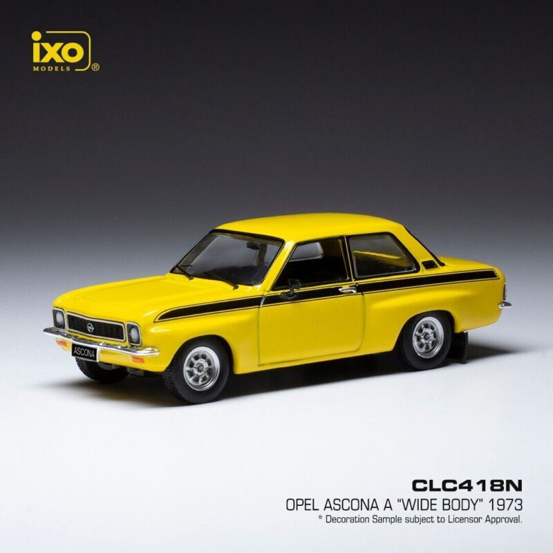 OPEL Ascona A "Wide Body" 1973 Yellow - 1:43 IXO CLC418N