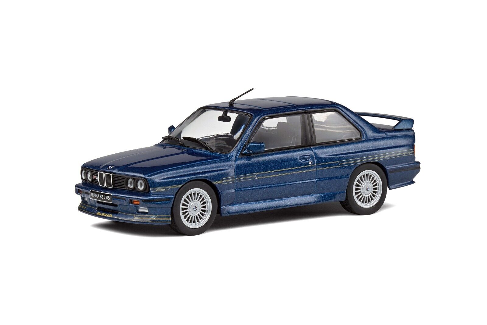 1/43 SOLIDO BMW Alpina E30 B6 1989 Blue Voiture De Collection Miniature S4312001 for sale online