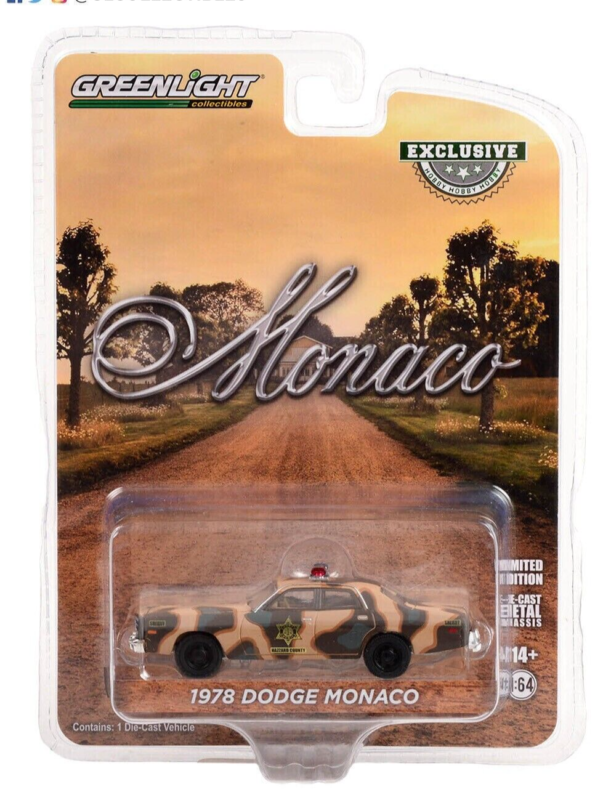 DODGE Monaco 1978 Hazzard Camouflage - 1:64 Greenlight 30326