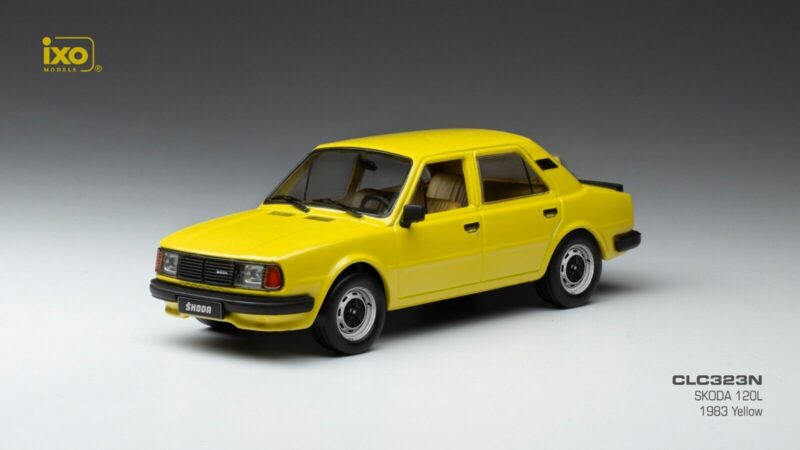 SKODA 120L 1983 Yellow - 1:43 IXO CLC323N