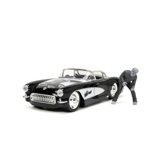 CHEVROLET Corvette 1957 + Figurine Wolfman - 1:24 Jada 32195