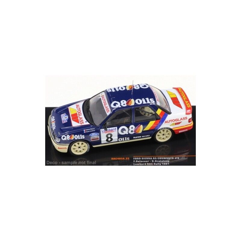 FORD Sierra RS Cosworth 1991 #8 Delecour - 1:43 IXO RAC405A.22