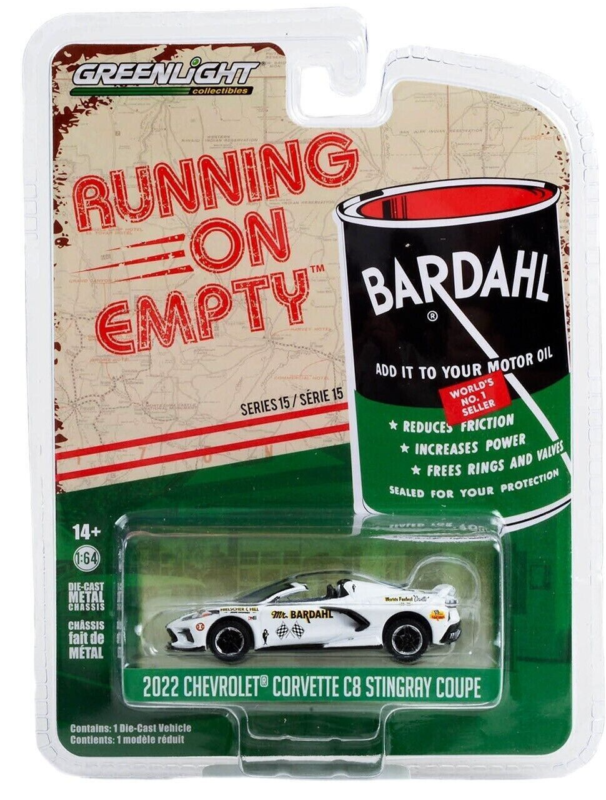 CHEVROLETTE Corvette C8 2022 Bardahl - 1:64 Greenlight 41150-B