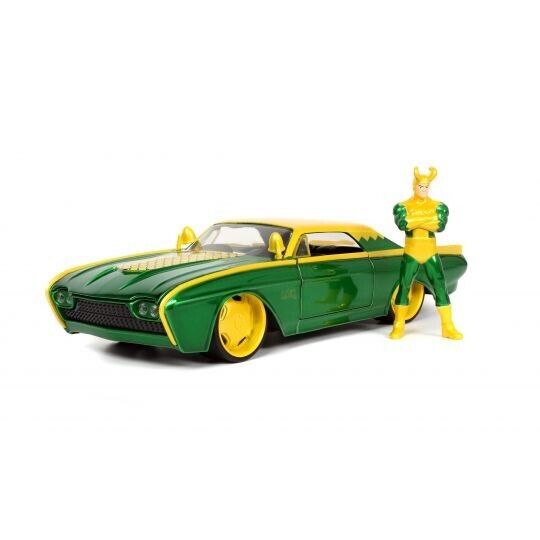 FORD Thunderbird 1963 + Figurine LOKI - 1:24 JADA 33357