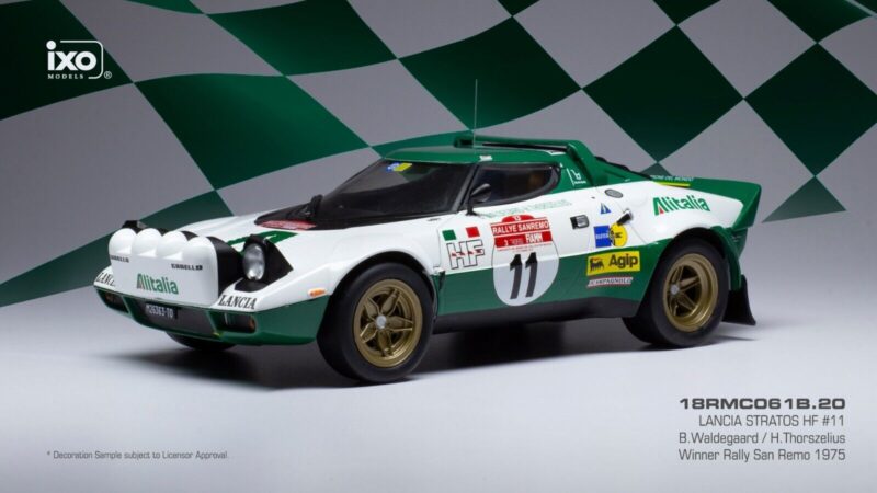 LANCIA Statos HF #11 B.Waldegaard 1975 Winner San Remo - 1:18 IXO 18RMC061B.20