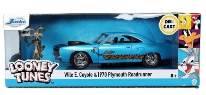 PLYMOUTH Road Runner 1970 + Coyote - 1:24 Jada 32038