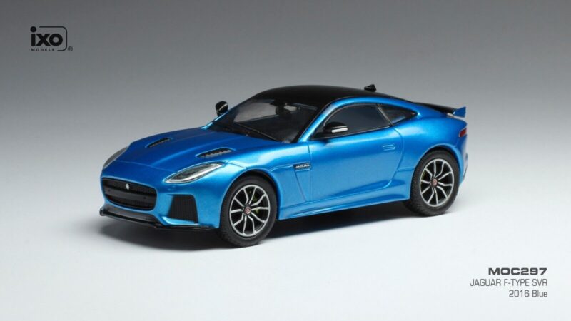 JAGUAR F-Type SVR 2016 Blue - 1:43 IXO MOC297