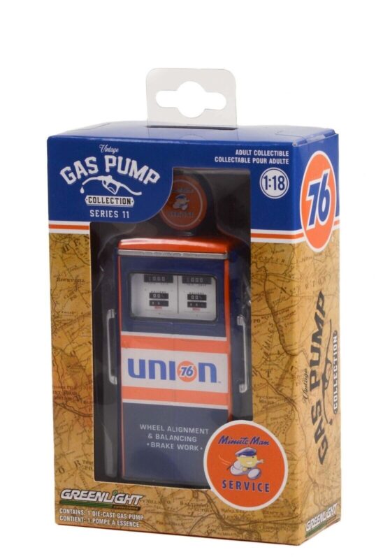 POMPE à essence double Union 76 - 1:18 Greenlight 14110-C