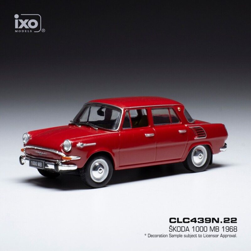ŠKODA 1000 MB 1968 Red - 1:43 IXO CLC439N.22