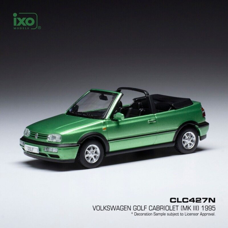 VOLKSWAGEN Golf 3 Cabriolet 1995 Vert - 1:43 IXO CLC427N