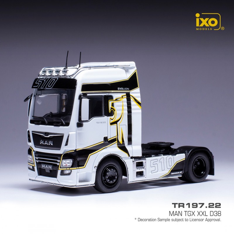 Modellino IXO MAN TGX XXL D38 Nero – Scala 1:43? IXOTR132.22 Collezionismo