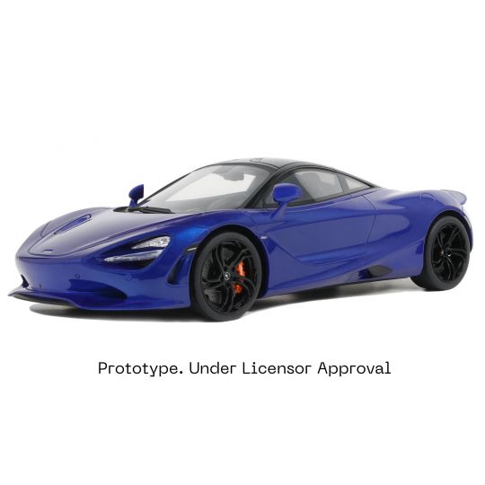 McLAREN 750S Coupé 2023 Bleu - 1:18 GT Spirit GT458