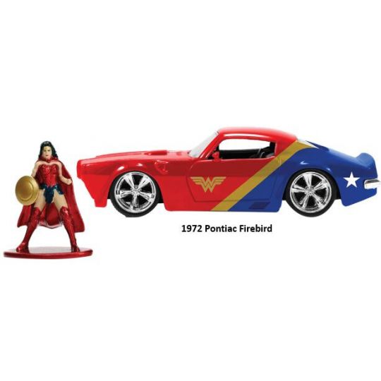 PONTIAC Firebird 1972 + Wonder Woman - 1:32 Jada 33089